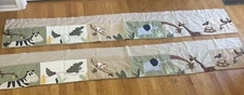 Kidsline Zanzibar Nursery Jungle Safari Animal Window Valance Set Of 2