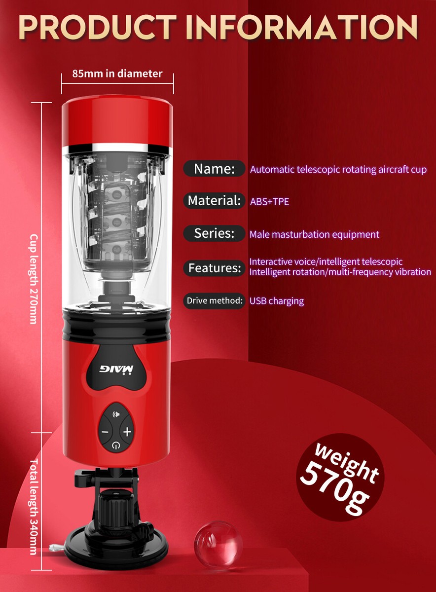 Automatic telescopic rotation Masturbaters Cup HandsFree Male Stroker Lubricants | eBay Automatic telescopic rotation Masturbaters Cup HandsFree Male Stroker Lubricants | eBay