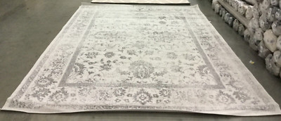 IVORY / SILVER 9' X 12' Broken Thread Rug, Reduced Price 1172635187 ADR109C-9