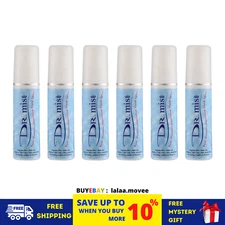 6 Bottle Dr Mist Natural Aluminum Free Deodorant Spray Removes Body Odor 75ml