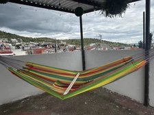 New Real ATLIXCO Mexican Hammocks Maca Hand Made 2 People Weight Up Too  550lb