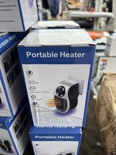 500W Mini Heater Wall Room Ceramic Radiator Warmer + Remote Portable Plug In
