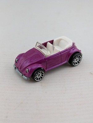 Hot Wheels Volkswagen Beetle Convertible Purple 1:64 Diecast Bug