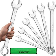 6 Pcs All Purpose Combination Wrench Set Metric Standard 2332mm Crv 6 Pcs All Purpose Combination Wrench Set Metric Standard 2332mm Crv