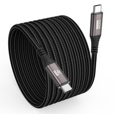 Long USB C Data Cable 15FT, 20Gbps USB 3.2 Gen 2x2 Cord 15 FT Type-C, USBC to...