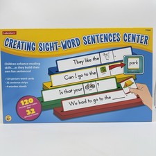 Lakeshore Creating Sight-Word Sentences Center Homeschool Early Education SEALED