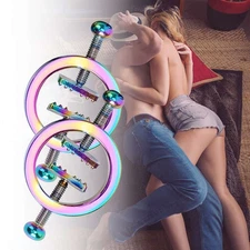 Adjustable 1-Pair Women's Nipple Clamp Clit Clip Torture Sex Toy Piercing BDSM