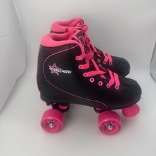 New Roller Derby Roller Star 600 Women's Roller Skates - Black/Pink - Size 08