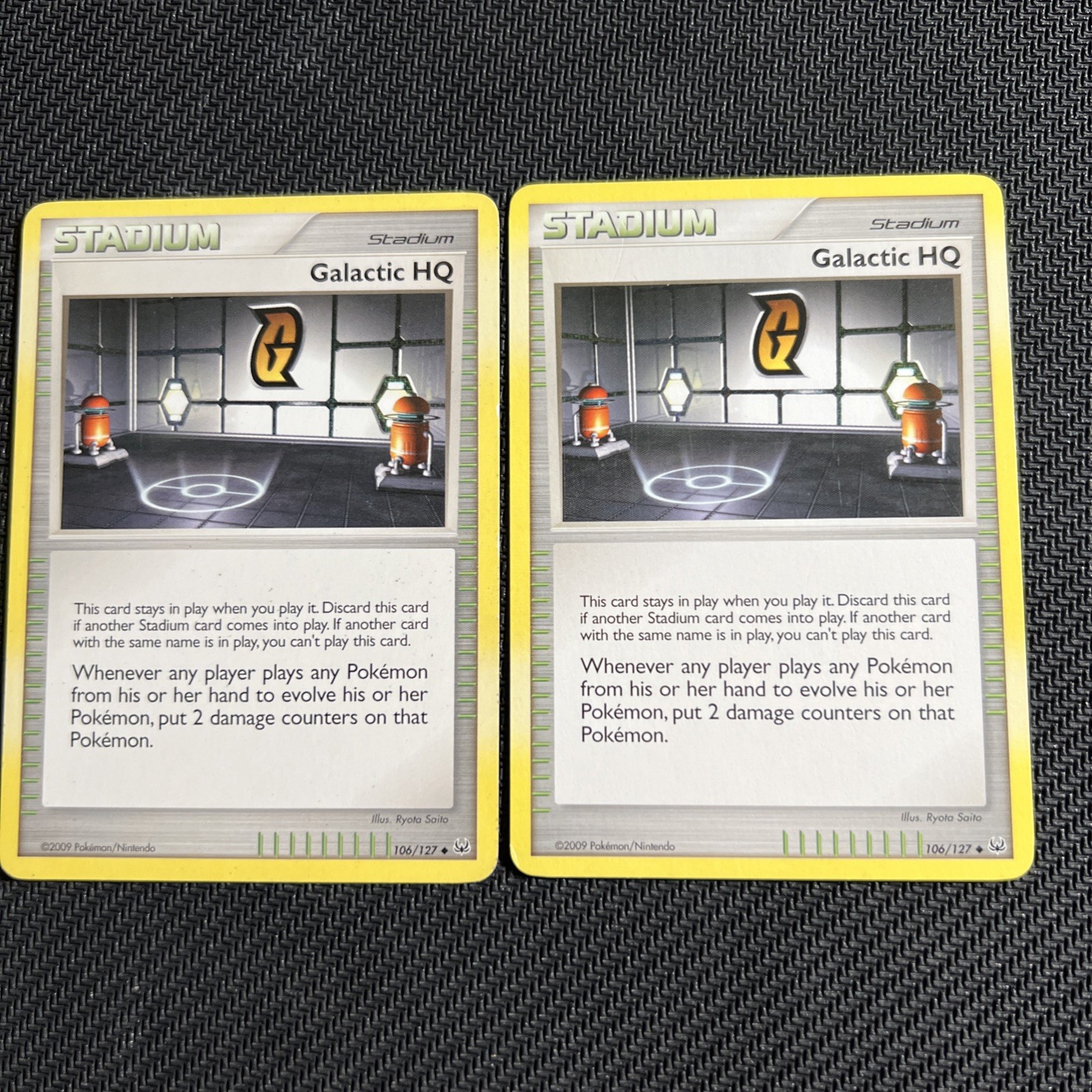 Galactic HQ 106/127 Platinum Pokemon Card Trainer Non-Holo MP 2