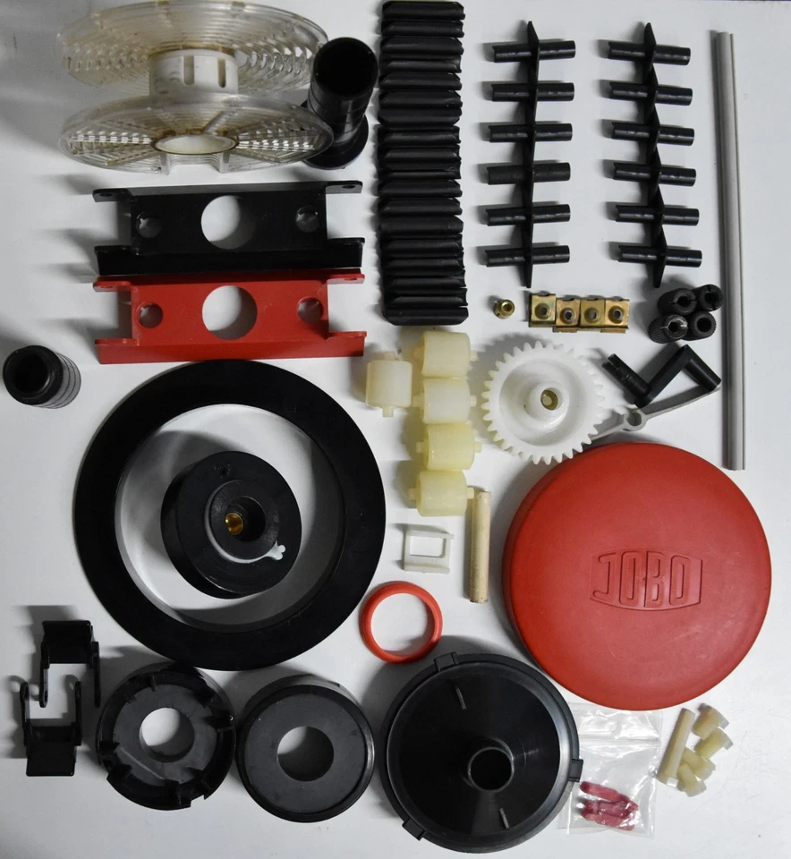 43x JOBO CPA 2 CPP2 tanque cuarto oscuro piezas tapa imanes duo clips carrete núcleo engranaje engranaje Foto 2 de 4