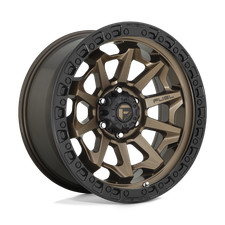 15x8 Fuel D696 Covert Matte Bronze Black Bead Ring Wheel 5x4.5 -19mm