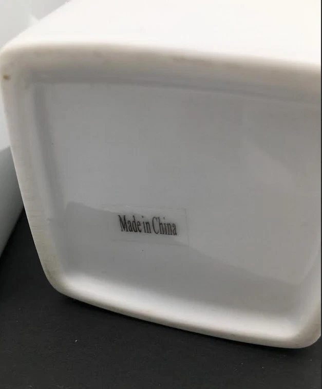 WHITE CERAMIC CREAMER & COVERED SUGAR - Image 4 of 4