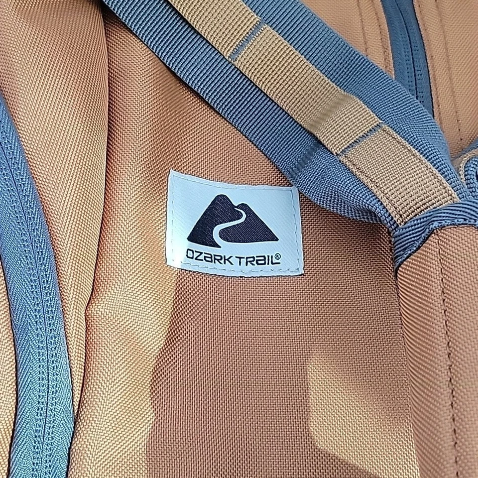 Ozark Trail Brown Back Pack Convertible Duffel Bag Lightweight Durable - Image 2 of 4