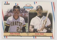 1988 Fleer Felix Fermin Jessie Reid #643 00e8