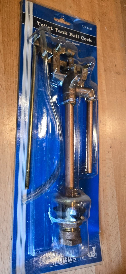 Válvula de inodoro flotador Ball Cock de colección LATÓN MACIZO plomada mundo NUEVO Foto 2 de 4