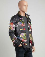 Felpa con cappuccio vintage Burton Snowboards stampa all over da uomo piccola...