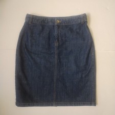 Banana Republic Vintage Y2K Denim Pencil Skirt Women's 2 Cotton Classic Country
