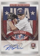 2015 Elite Extra Edition USA Baseball 18U Signatures 2/49 Hagen Danner Auto 3y2