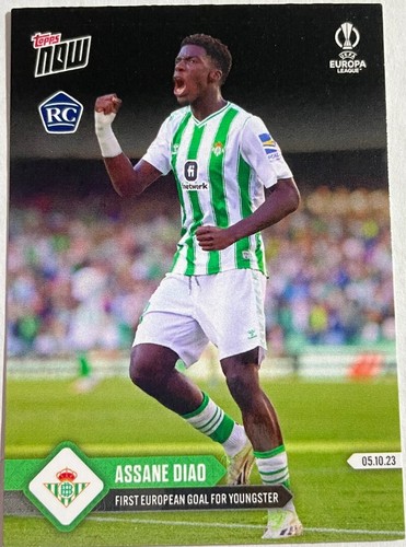 Assane Diao 2024-25 Topps Chrome UEFA Future Stars Refractor SP 