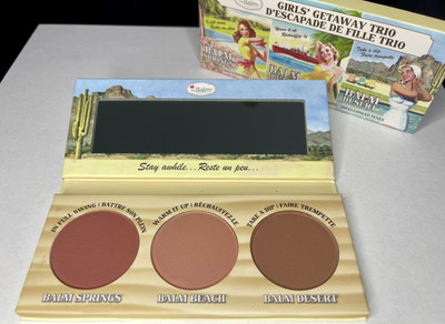 Thebalm Girls  Getaway Trio- Highlight Powder Cheek Palette, Face Sculpting
