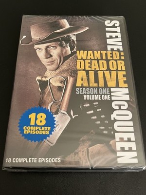 Wanted: Dead or Alive - Season 1 (Steve McQueen) Brand New Sealed   