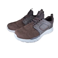 Skechers Men Delson 3.0 - Cicada Dark Brown slip on Hands Free Walking Shoe 10 M