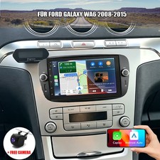 FÜR FORD GALAXY WA6 2008-2015 APPLE CARPLAY ANDROID 15 GPS NAVI KAM 7