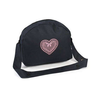 Bayer Chic 2000 Puppen Wickeltasche Melange grau-navy NEU