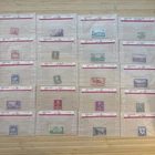 US Stamp Lot 20 Mint Singles MNH MH 1910s-1950s Collection Vintage Glassines