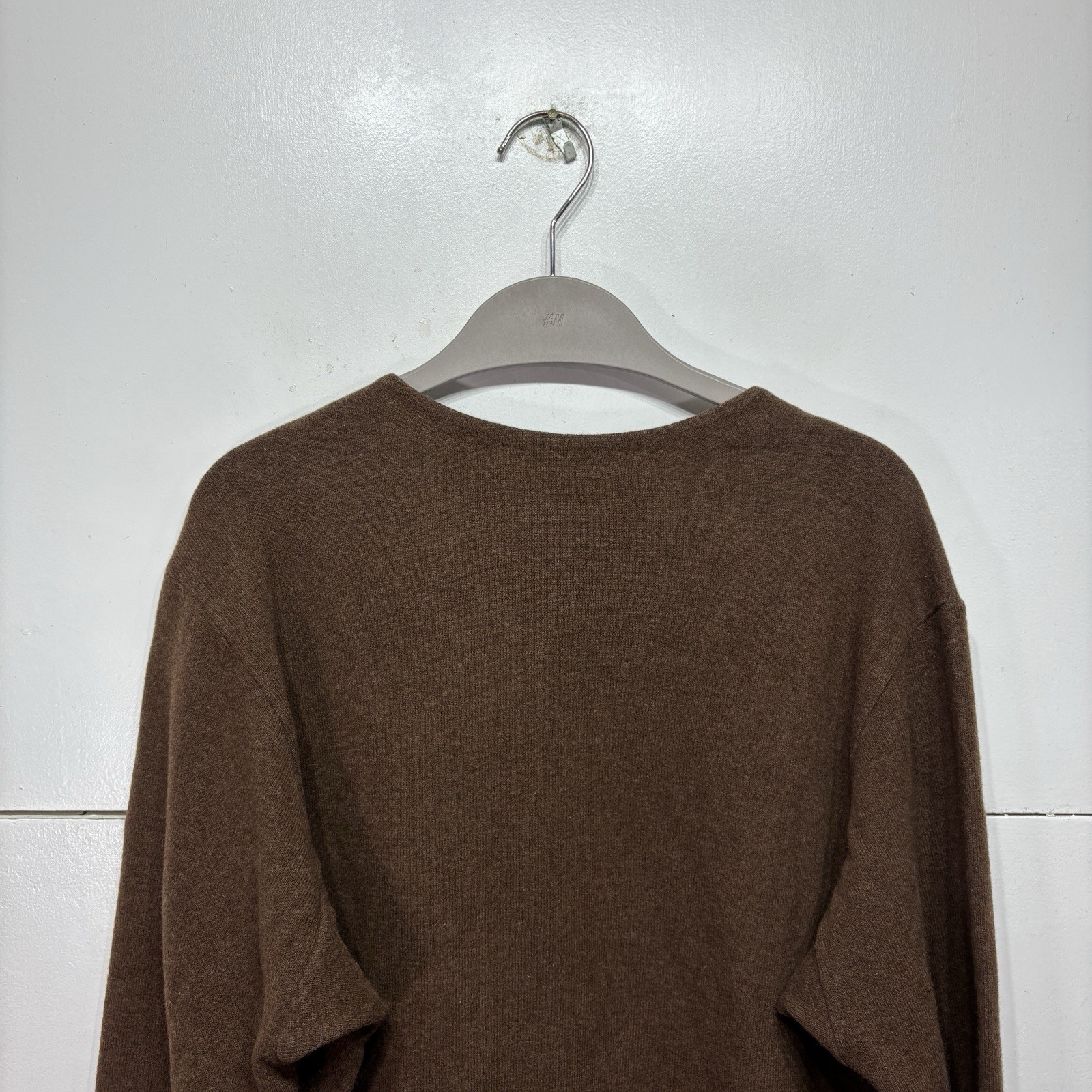 ARC'TERYX Maglione maglione Arc’teryx Donavan marrone scollo a V misto lana cotone pullover taglia XL