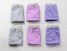 Fruit Of The Loom Women's Tagless Eversoft Breathable Briefs 6Pk NN7 Multi 6 NWT