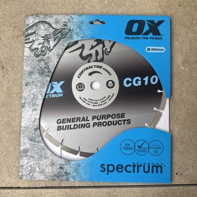 OX Tools CG10-300/20 Contractors Diamantscheibe 10 mm - Allzweck Stihl Säge
