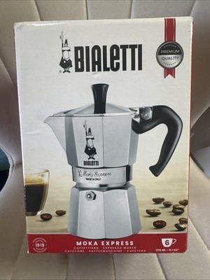Bialetti 06800 6 Cup Coffee Maker - Silver