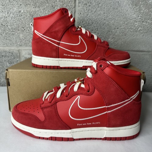 Nike Dunk High First Use University Red MEN'S Sz 7 / WOMEN'S 8.5 DH0960-600