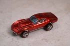 Restored Hot Wheels Redline - HK Custom Corvette in Red w/white! Free Shipping!!