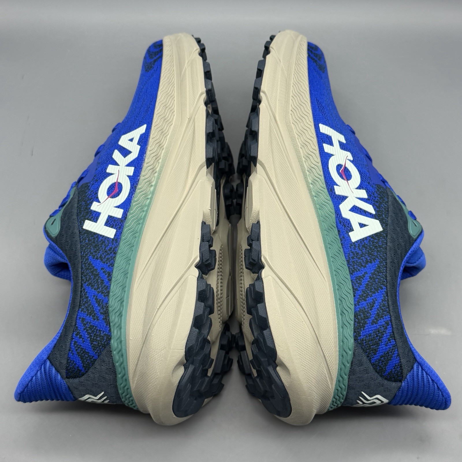 Hoka One One Challenger ATR 7 Men’s 9 D Blue Teal Trail Hiking Terrain Shoes NWB thumbnail 6