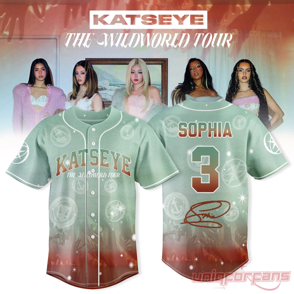 Katseye The Wild World Tour Edition Baseball Jersey