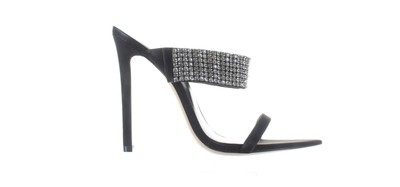 JLO by Jennifer Lopez Womens Noin Black Sandals Size 10 (7687606)