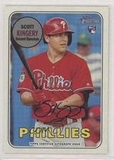 2018 Topps Heritage High Number Real One Auto Scott Kingery #ROA-SK Auto 0x1