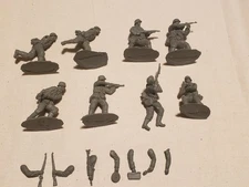 8 Conte Collectables WW2 German Wehrmacht Infantry D-DAY Figures 54mm 1/32 Scale