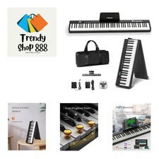 Luxury Portable 88-Key Digital Piano - Lightweight, Semi-Weighted, Bluetooth