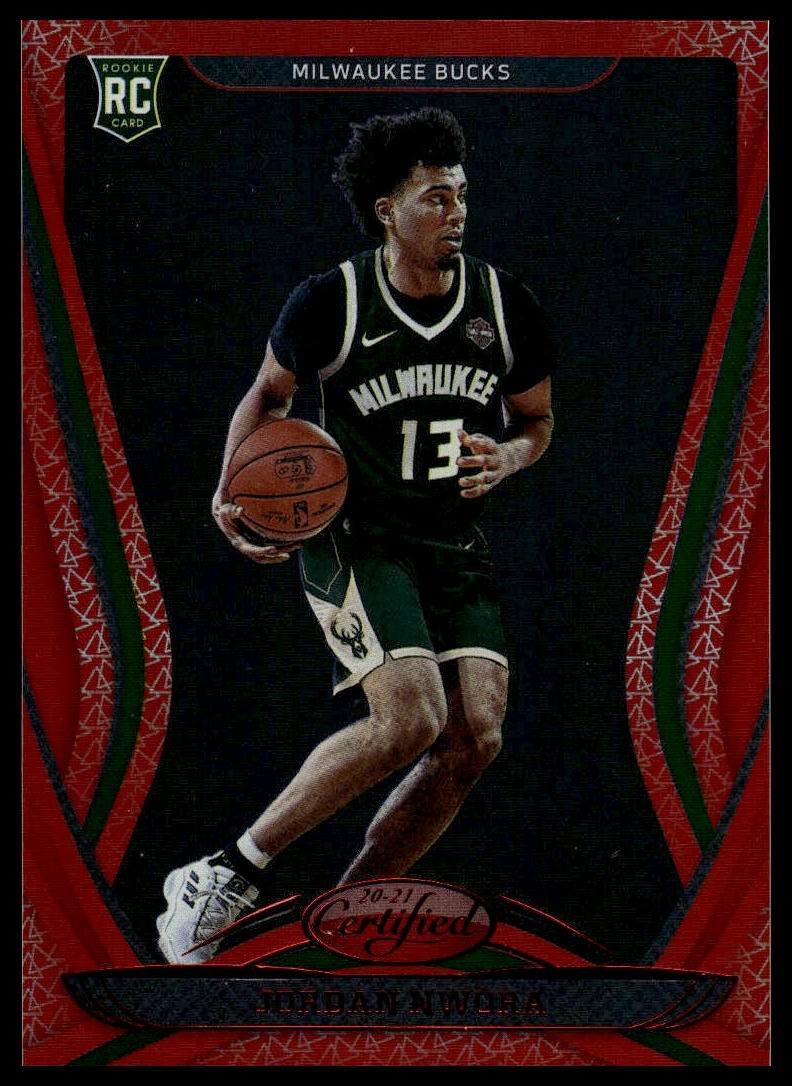 2020-21 Panini Certified #162 Jordan Nwora Mirror Red