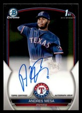 Andres Mesa 2023 Bowman #CPA-AM Chrome Prospects Autographs