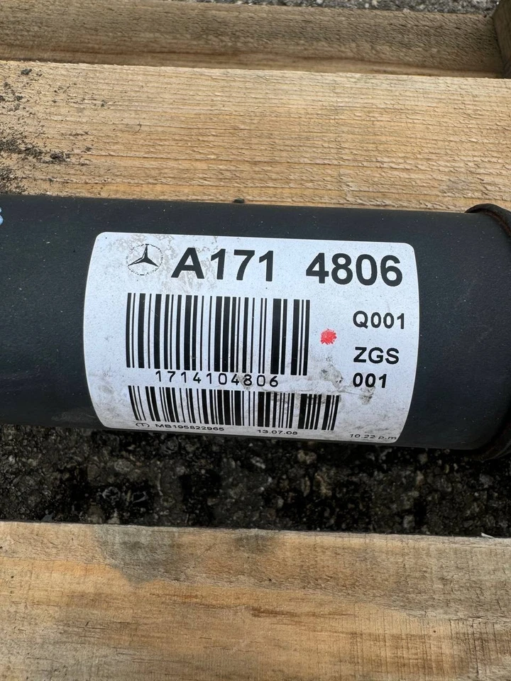 05-11 Conjunto de hélice eje de transmisión trasero Mercedes R171 SLK350 OEM Foto 2 de 4