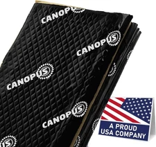 CANOPUS Sound Deadening Mat for Cars, 50 mil 18 sqft, Pack of 9 Sheets, Black 