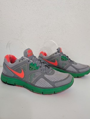 Nike Lunarglide 3 Women s Running Shoes Gray Green Pink 454315-063 US Size 7