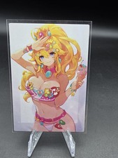 P. Peach Holographic Anime Collectible Trading Card