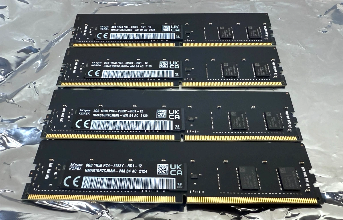 32 GB Total Capacity DDR4 SDRAM Memory (RAM) 4 Modules for sale | eBay