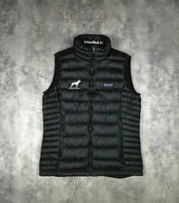 PATAGONIA Women’s Puffer Vest Jacket Outdoor Travel Black Size S