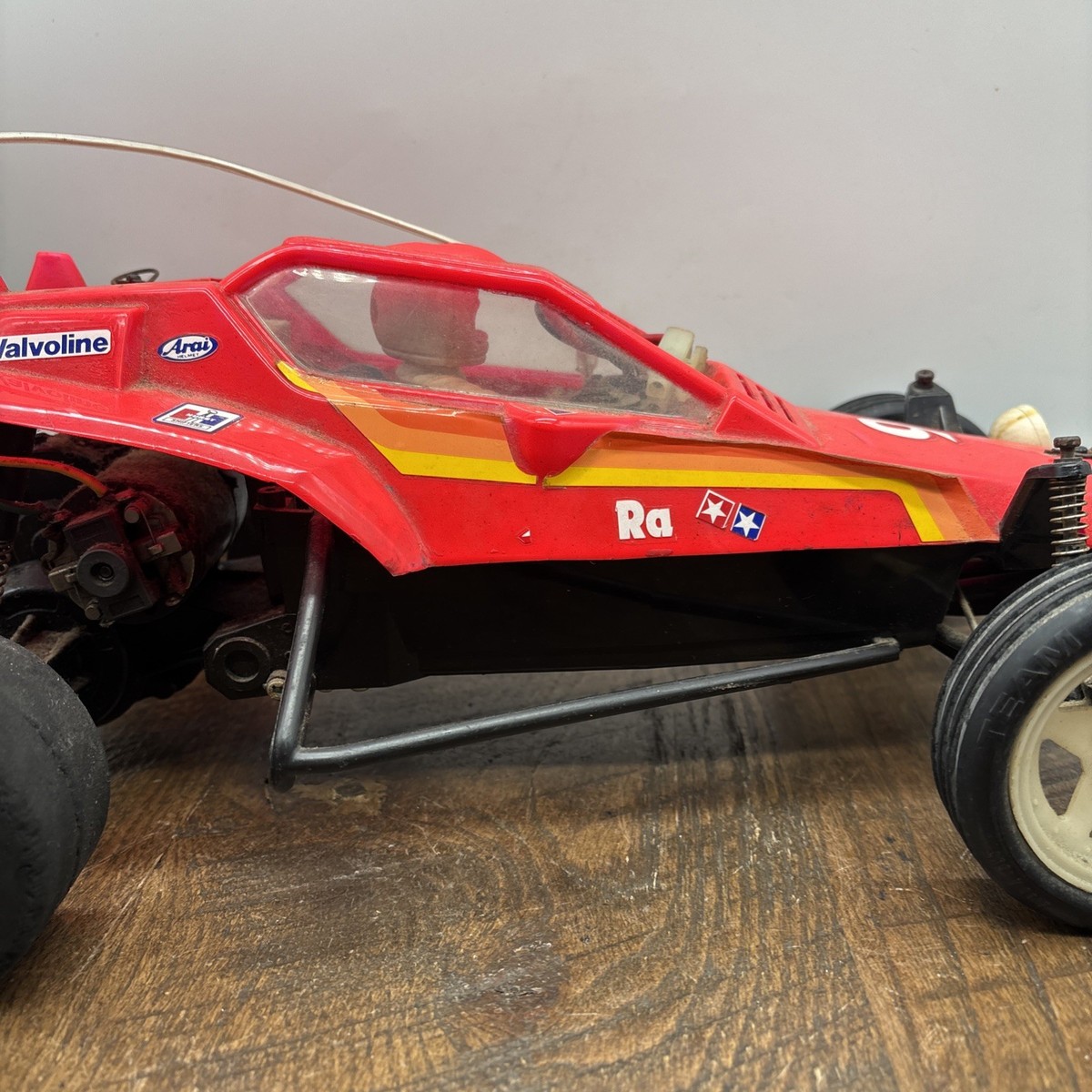 Vintage 1985 Custom Paint Tamiya Grasshopper 1/10Rc Car For Parts